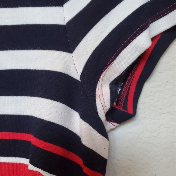 Banana Republic Midi Striped Dress.  Size 8 - Picture 3 of 8